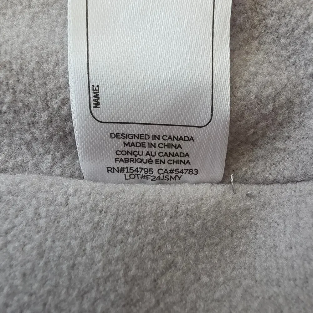 Jan & Jul Cozy-Dry Waterproof Rain Jacket Fleece Lined Gray Youth 14Y (14-16)